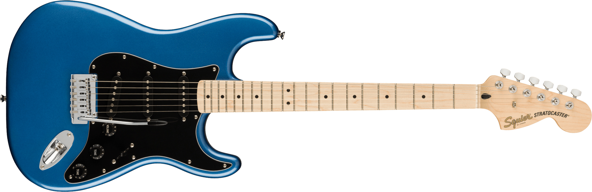 Squier Strat Affinity 2021 Sss Trem Mn - Lake Placid Blue - Elektrische gitaar in Str-vorm - Main picture