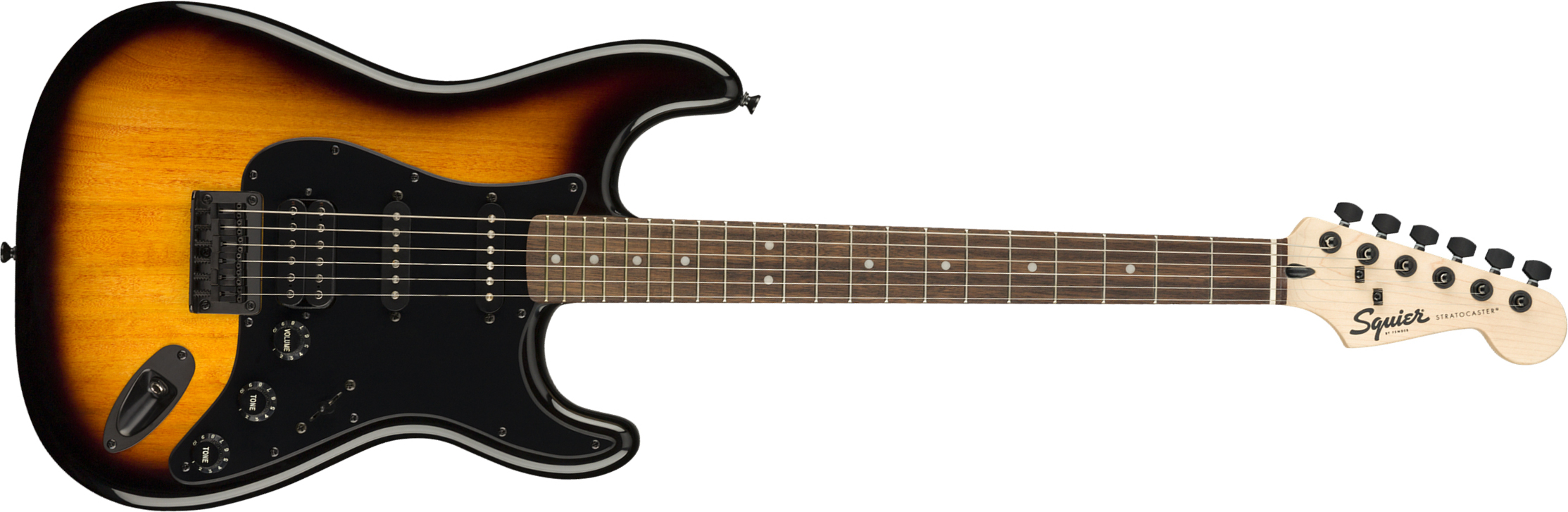 Squier Strat Bullet Fsr Ltd Hss Ht Lau - 2-color Sunburst - Elektrische gitaar in Str-vorm - Main picture