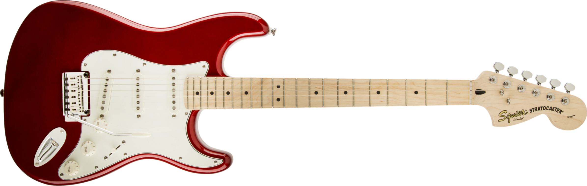 Squier Strat Standard Mn - Candy Apple Red - Elektrische gitaar in Str-vorm - Main picture