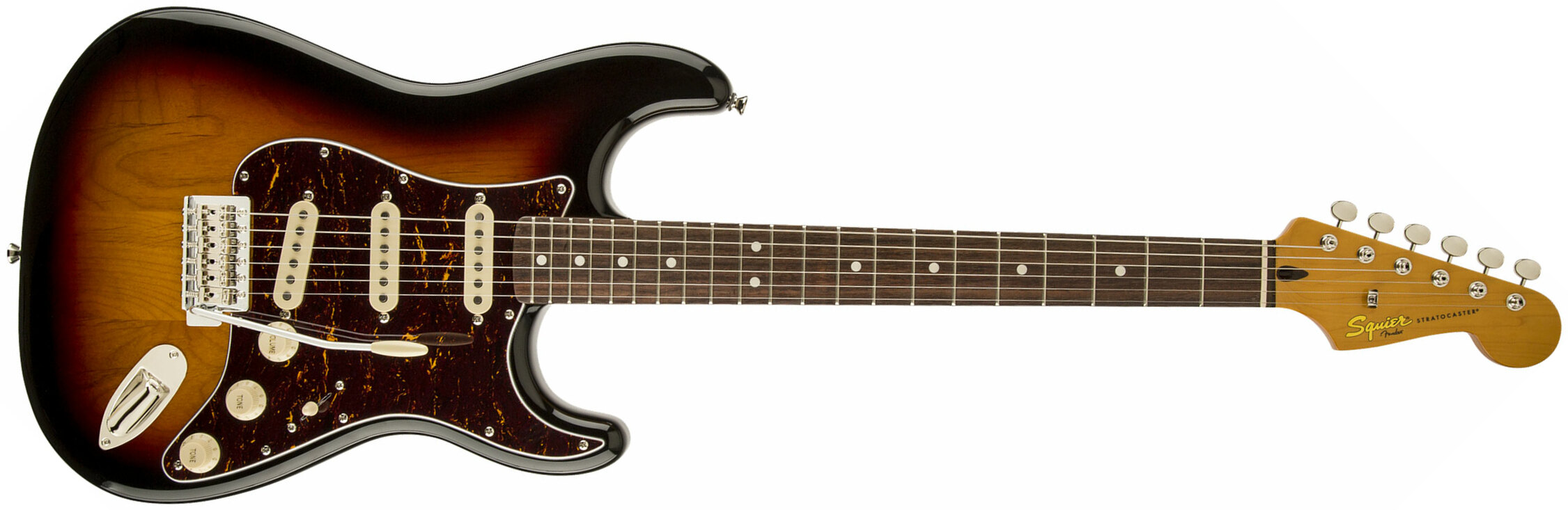 Squier Stratocaster Classic Vibe '60s Sss Lau - 3-color Sunburst - Elektrische gitaar in Str-vorm - Main picture