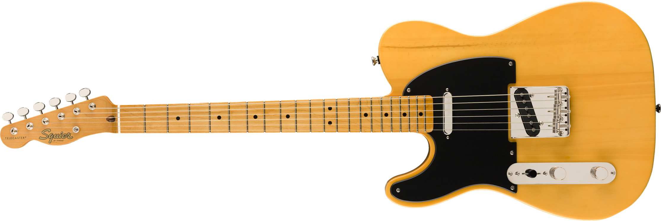 Squier Tele '50s Lh Gaucher Classic Vibe 2019 Mn 2019 - Butterscotch Blonde - Linkshandige elektrische gitaar - Main picture