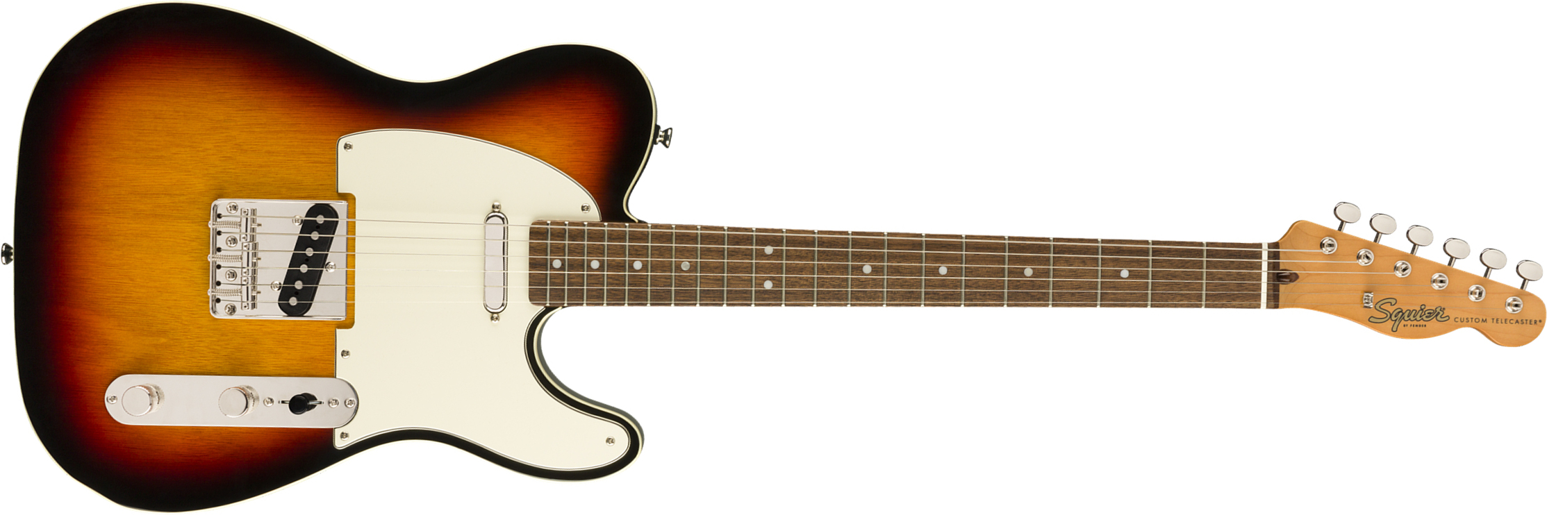 Squier Tele '60s Custom Classic Vibe 2019 Mn - 3-color Sunburst - Televorm elektrische gitaar - Main picture