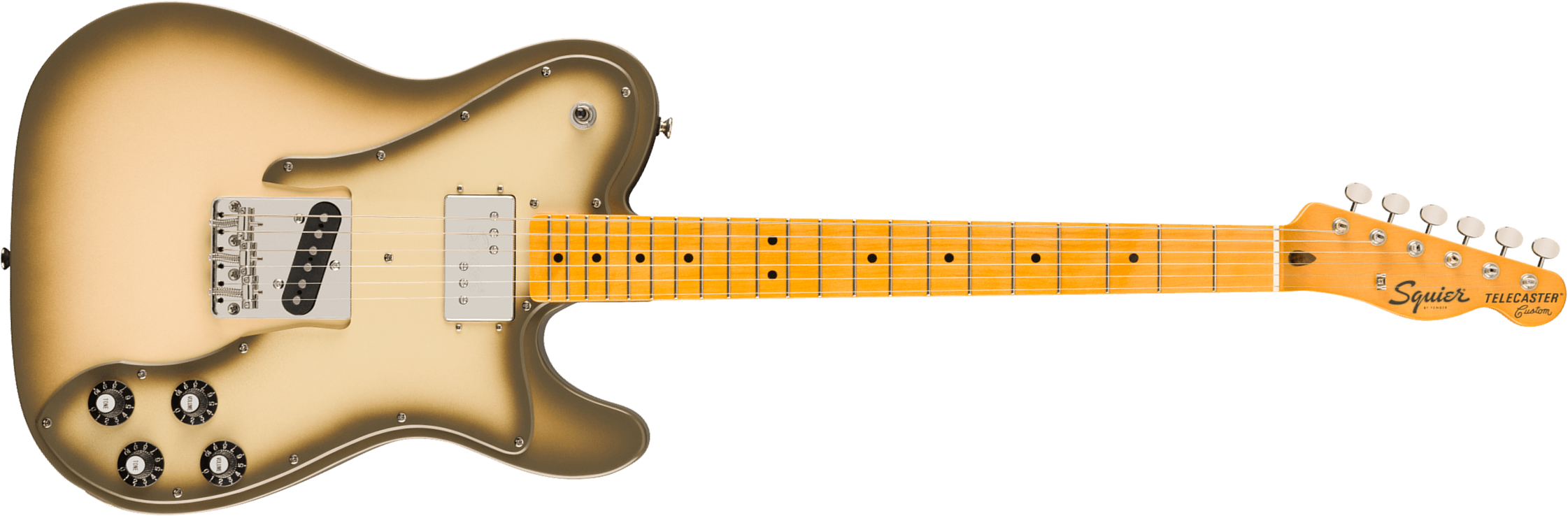 Squier Tele 70s Custom Classic Vibe Ltd Sh Ht Mn - Antigua - Televorm elektrische gitaar - Main picture