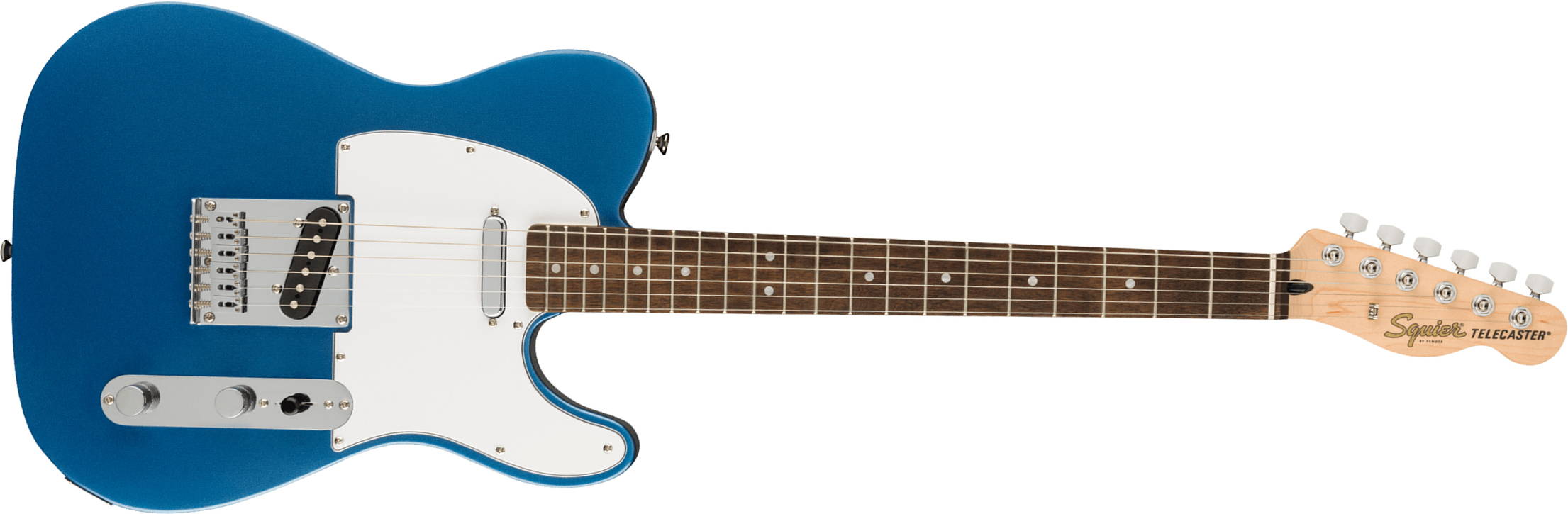 Squier Tele Affinity 2021 2s Lau - Lake Placid Blue - Semi hollow elektriche gitaar - Main picture