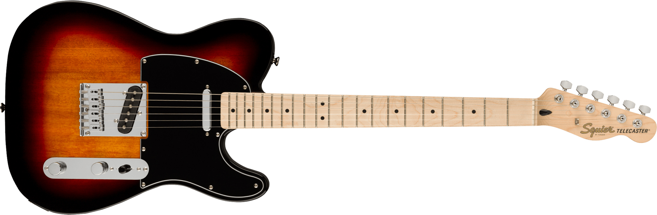 Squier Tele Affinity 2021 2s Mn - 3-color Sunburst - Televorm elektrische gitaar - Main picture