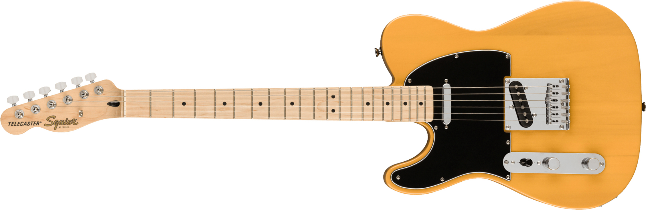 Squier Tele Affinity Gaucher 2021 2s Mn - Butterscotch Blonde - Linkshandige elektrische gitaar - Main picture