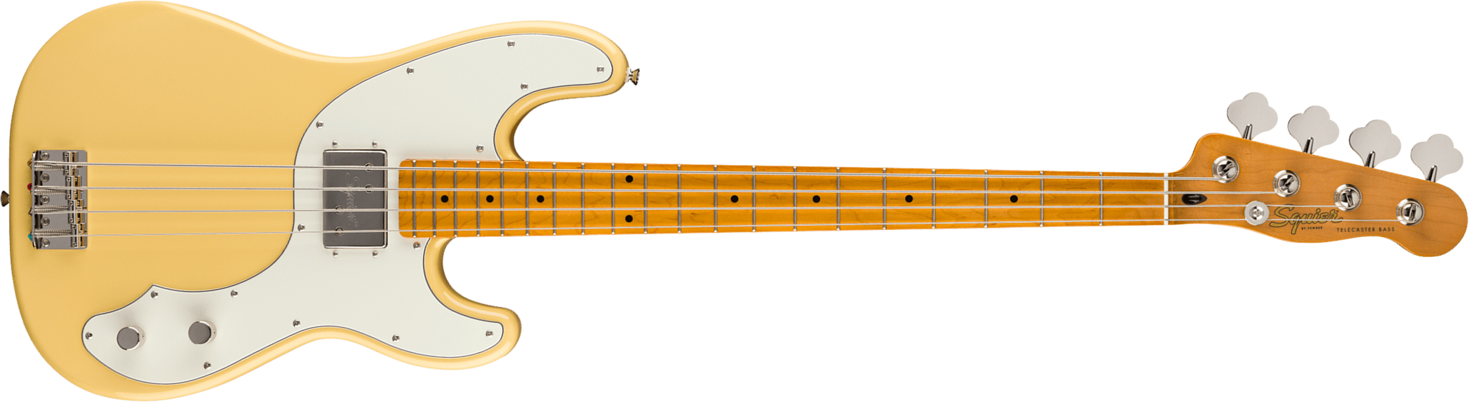 Squier Tele Bass Classic Vibe Mn - Vintage White - Solid body elektrische bas - Main picture
