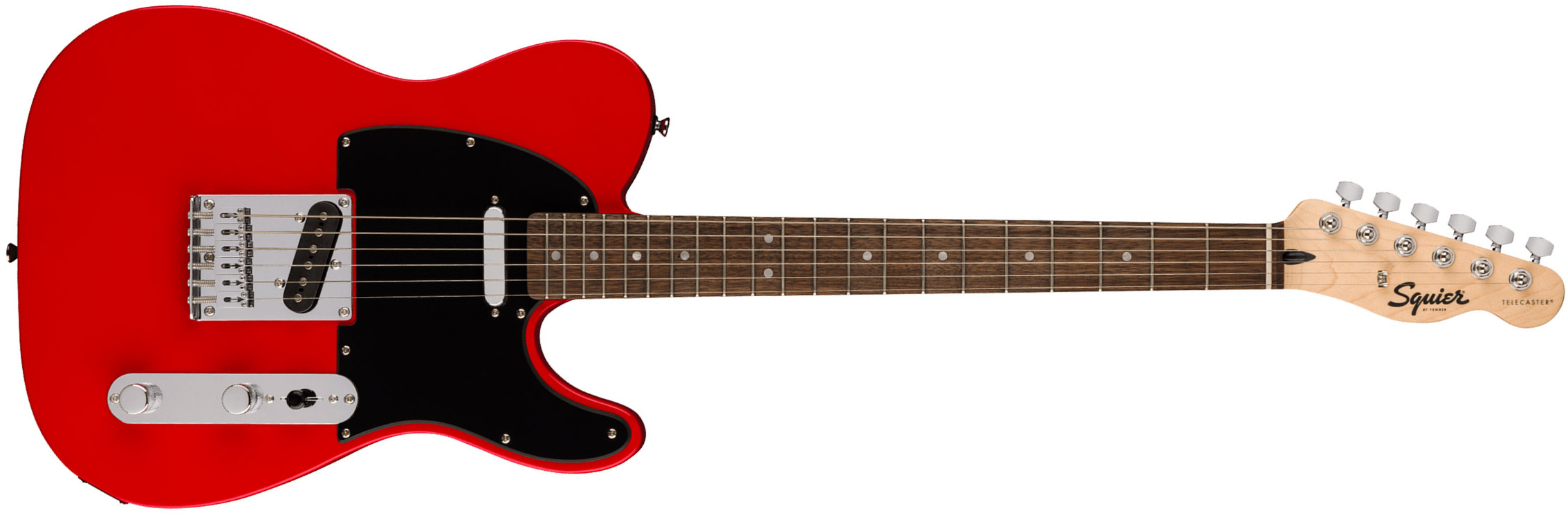 Squier Tele Sonic 2s Ht Lau - Torino Red - Televorm elektrische gitaar - Main picture