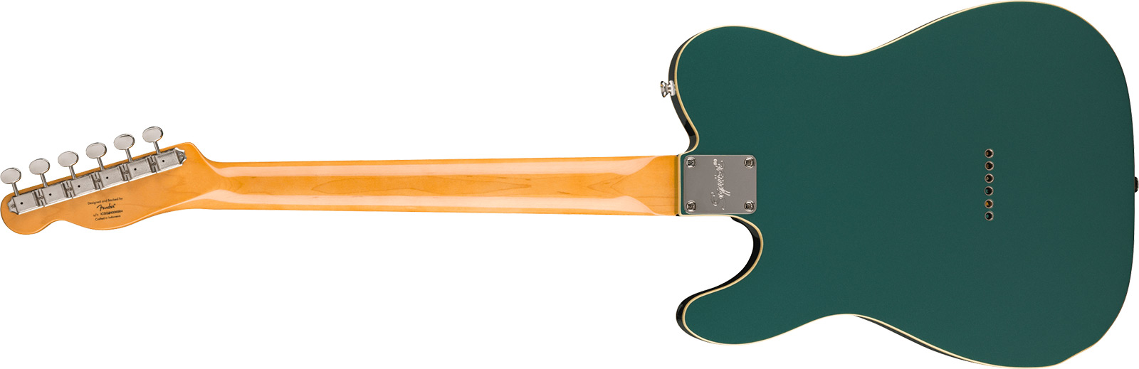 Squier Esquire / Tele Custom Classic Vibe 1s Ht Lau - Sherwood Green - Televorm elektrische gitaar - Variation 1