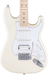 Elektrische gitaar in strat vorm Squier Affinity Strat Junior Ltd - pearl white