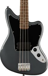 Solid body elektrische bas Squier Jaguar Bass Affinity H - Charcoal frost metallic