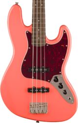 Solid body elektrische bas Squier Classic Vibe '60s Jazz Bass - Tahitian coral