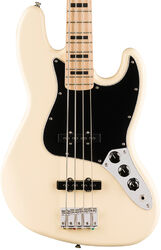 Solid body elektrische bas Squier Affinity Active Jazz Bass - olympic white