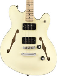 Retro-rock elektrische gitaar Squier Affinity Series Starcaster - Olympic white