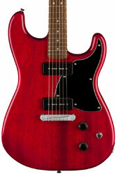 Elektrische gitaar in str-vorm Squier Paranormal Strat-O-Sonic - Crimson red transparent