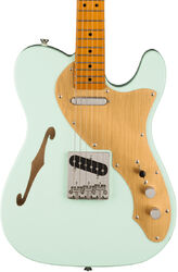 Televorm elektrische gitaar Squier FSR Classic Vibe '60s Telecaster Thinline, Gold Anodized Pickguard - Sonic blue