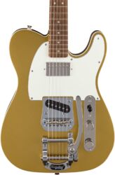 Televorm elektrische gitaar Squier Classic Vibe Custom Telecaster SH Bigsby - Aztec gold