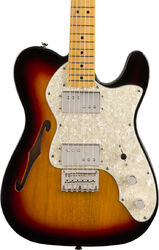 Semi hollow elektriche gitaar Squier Classic Vibe '70s Telecaster Thinline (MN) - 3-color sunburst