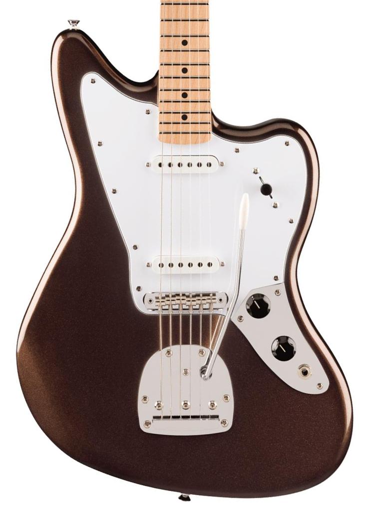 Retro-rock elektrische gitaar Squier Affinity Jaguar - Mystic Metallic Brown