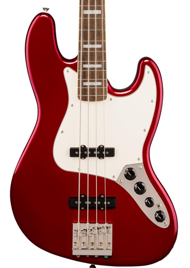 Solid body elektrische bas Squier Classic Vibe Active '70s Jazz Bass Ltd - Candy Apple Red w/ Matching Headstock