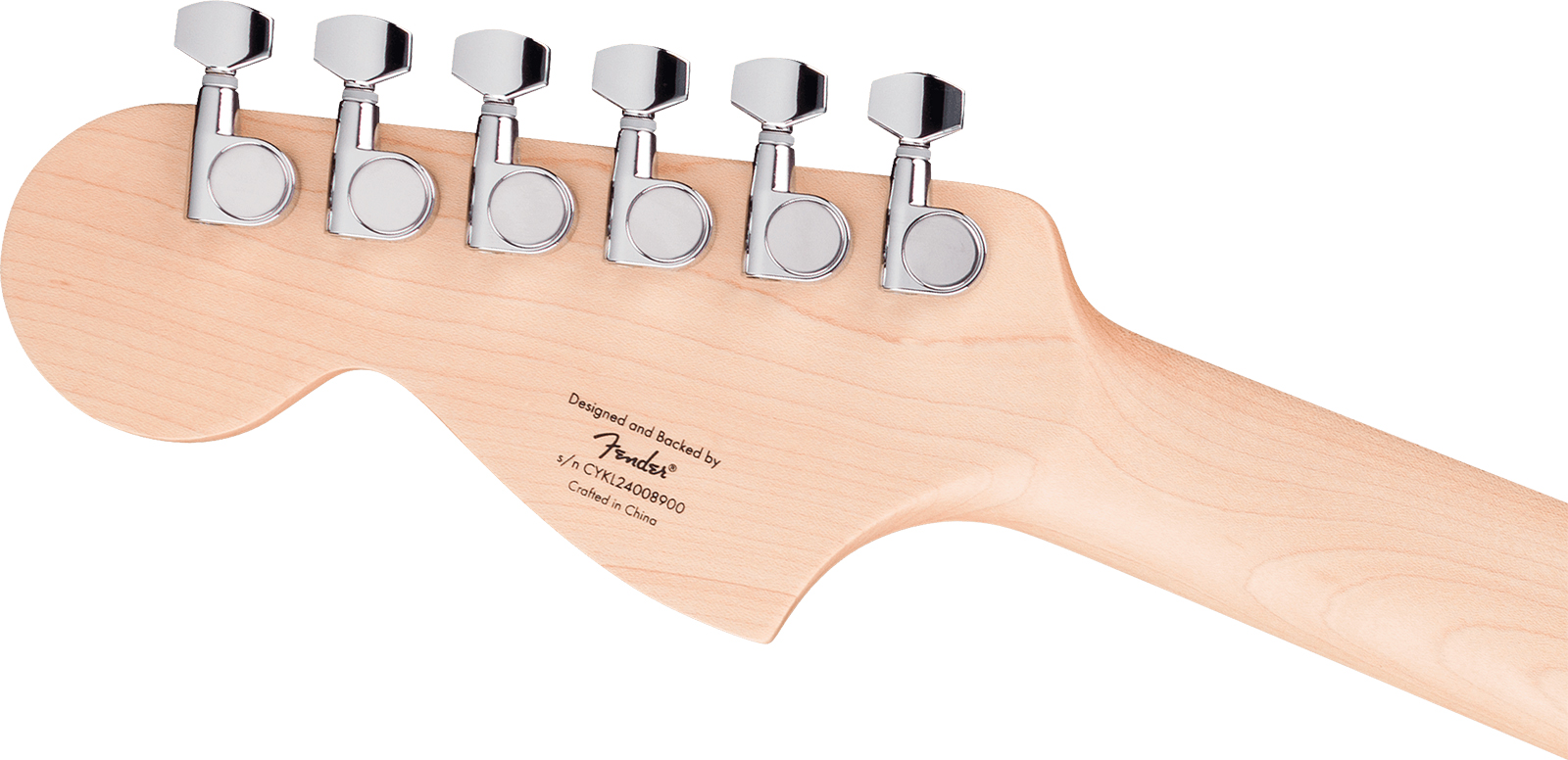 Squier Jaguar Affinity Fsr Shsc 2s Trem Lau - Shell Pink - Retro-rock elektrische gitaar - Variation 4