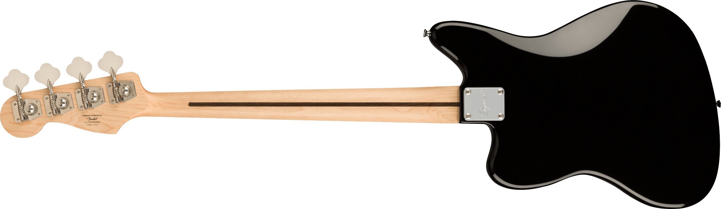 Squier Jaguar Bass Affinity 2021 Mn - Black - Solid body elektrische bas - Variation 1