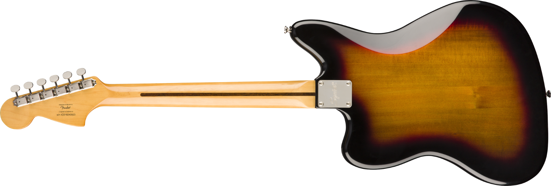Squier Jaguar Classic Vibe 70s 2019 Lau - 3-color Sunburst - Retro-rock elektrische gitaar - Variation 1