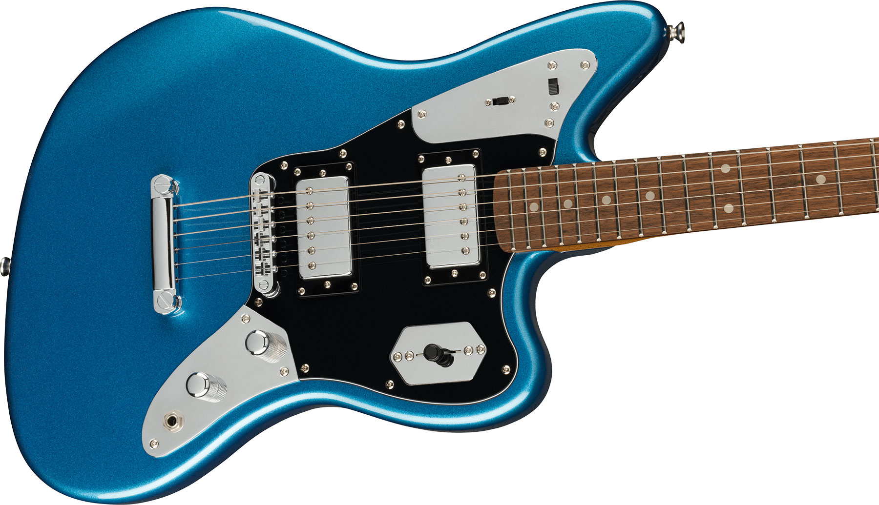 Squier Jaguar Contemporary Hh St Fsr Ltd Ht Lau - Lake Placid Blue - Retro-rock elektrische gitaar - Variation 2
