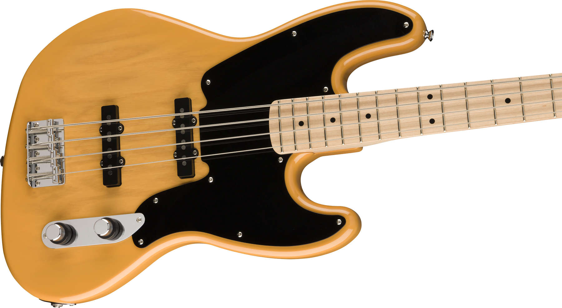 Squier Jazz Bass 1954 Paranormal Mn - Butterscotch Blonde - Solid body elektrische bas - Variation 2