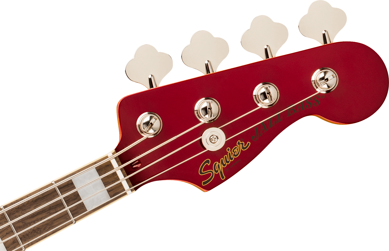 Squier Jazz Bass 70s Active Classic Vibe Lau - Candy Apple Red W/ Matching Headstock - Solid body elektrische bas - Variation 2