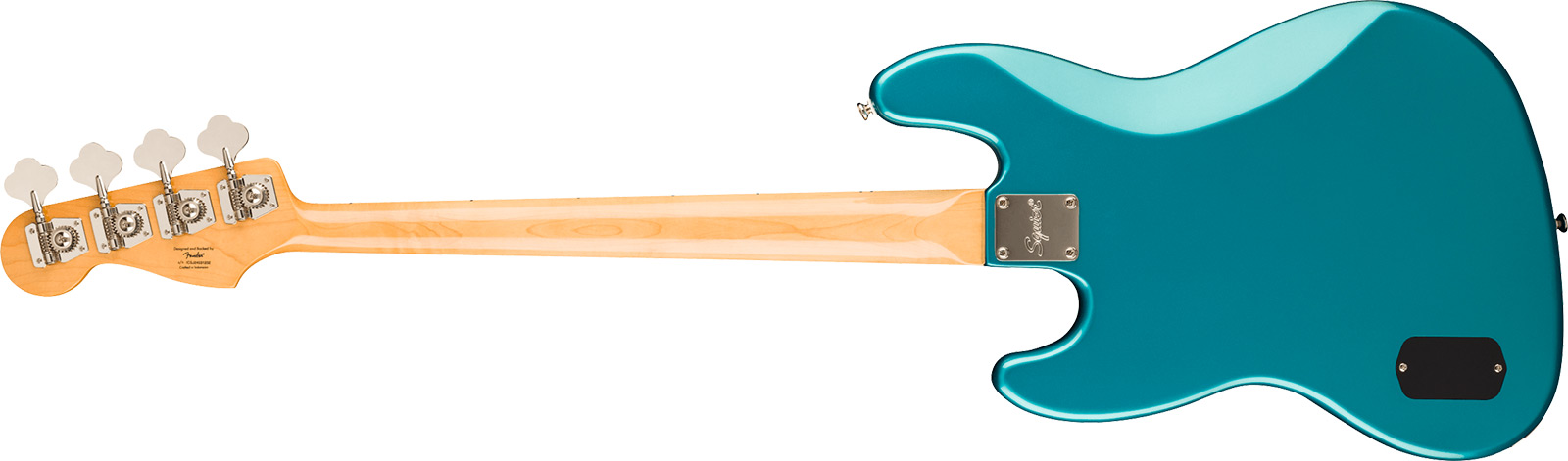Squier Jazz Bass 70s Active Classic Vibe Mn - Ocean Turquoise - Solid body elektrische bas - Variation 1