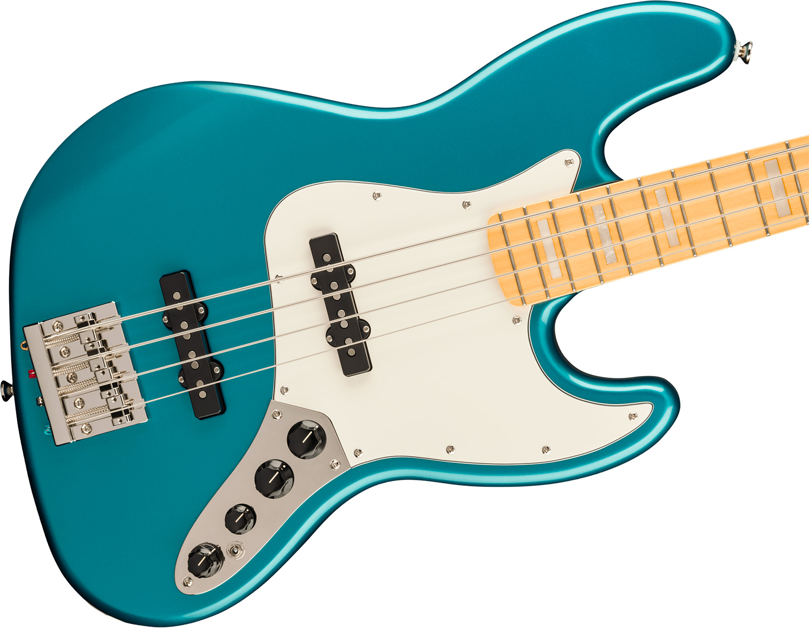 Squier Jazz Bass 70s Active Classic Vibe Mn - Ocean Turquoise - Solid body elektrische bas - Variation 3