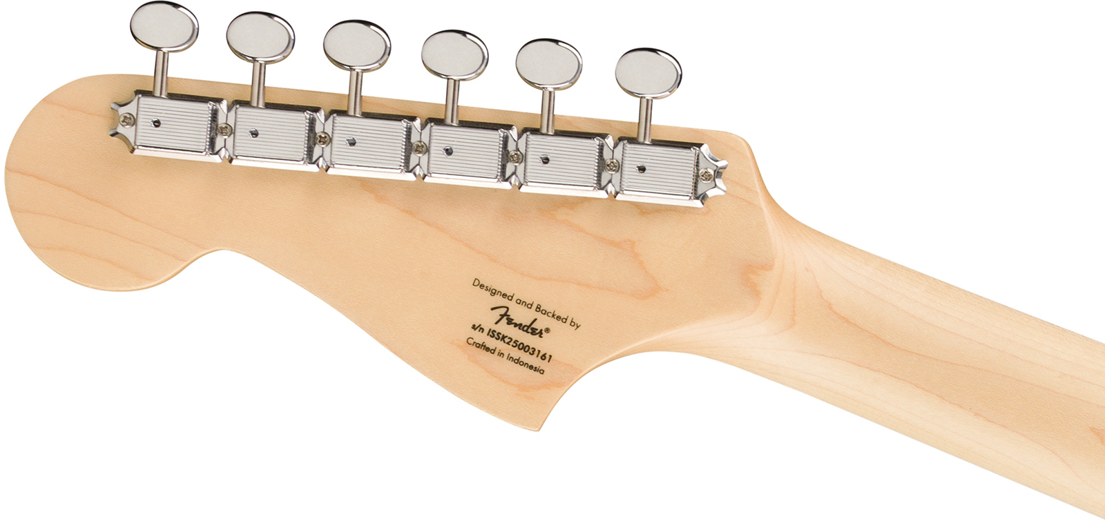Squier Jazzmaster Baritone Hh Paranormal 2h Ht Lau - Oxblood - Retro-rock elektrische gitaar - Variation 4