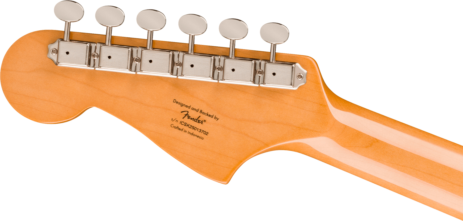 Squier Jazzmaster Classic Vibe 60s Fsr Ltd 2s Trem Lau - Aztec Gold Matching Headstock - Retro-rock elektrische gitaar - Variation 4