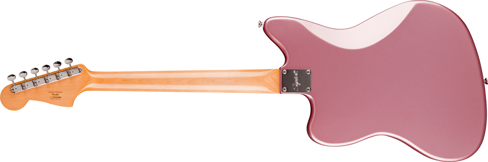 Squier Jazzmaster Classic Vibe 60s Ltd 2s Trem Lau - Burgundy Mist - Retro-rock elektrische gitaar - Variation 1