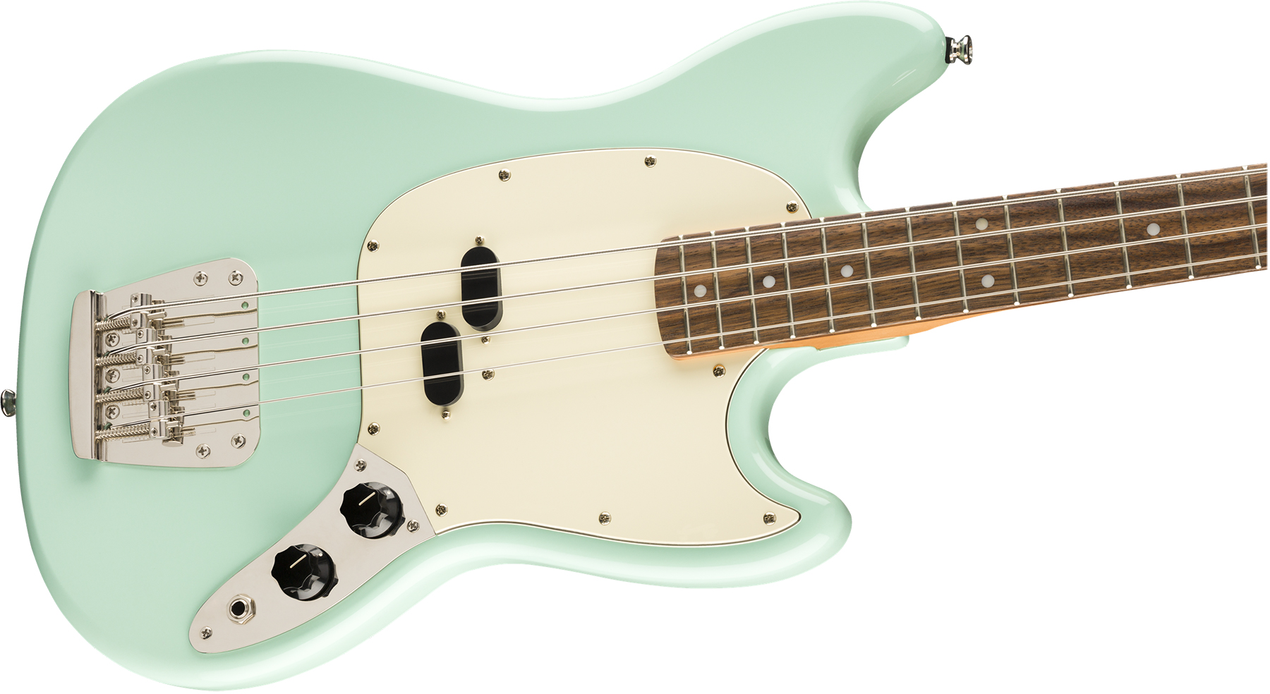 Squier Mustang Bass '60s Classic Vibe Lau 2019 - Seafoam Green - Solid body elektrische bas - Variation 2
