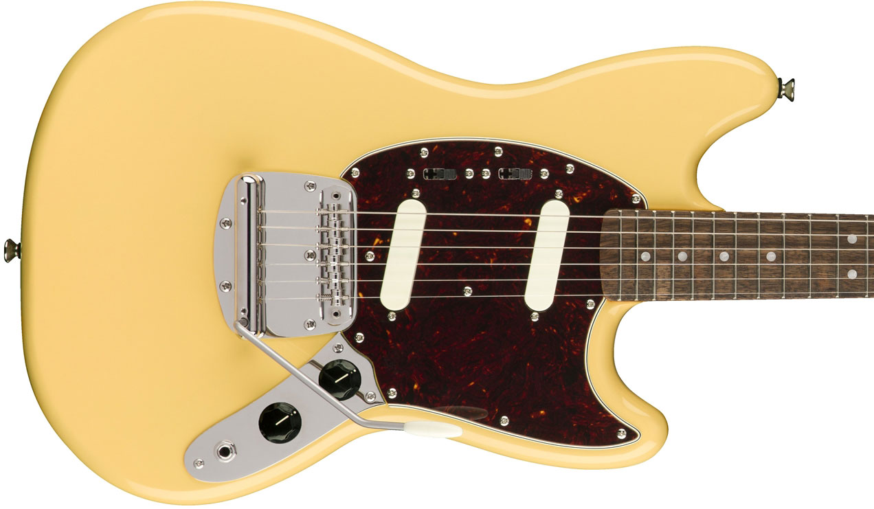 Squier Mustang  Classic Vibe 60s 2019 Lau - Vintage White - Retro-rock elektrische gitaar - Variation 1