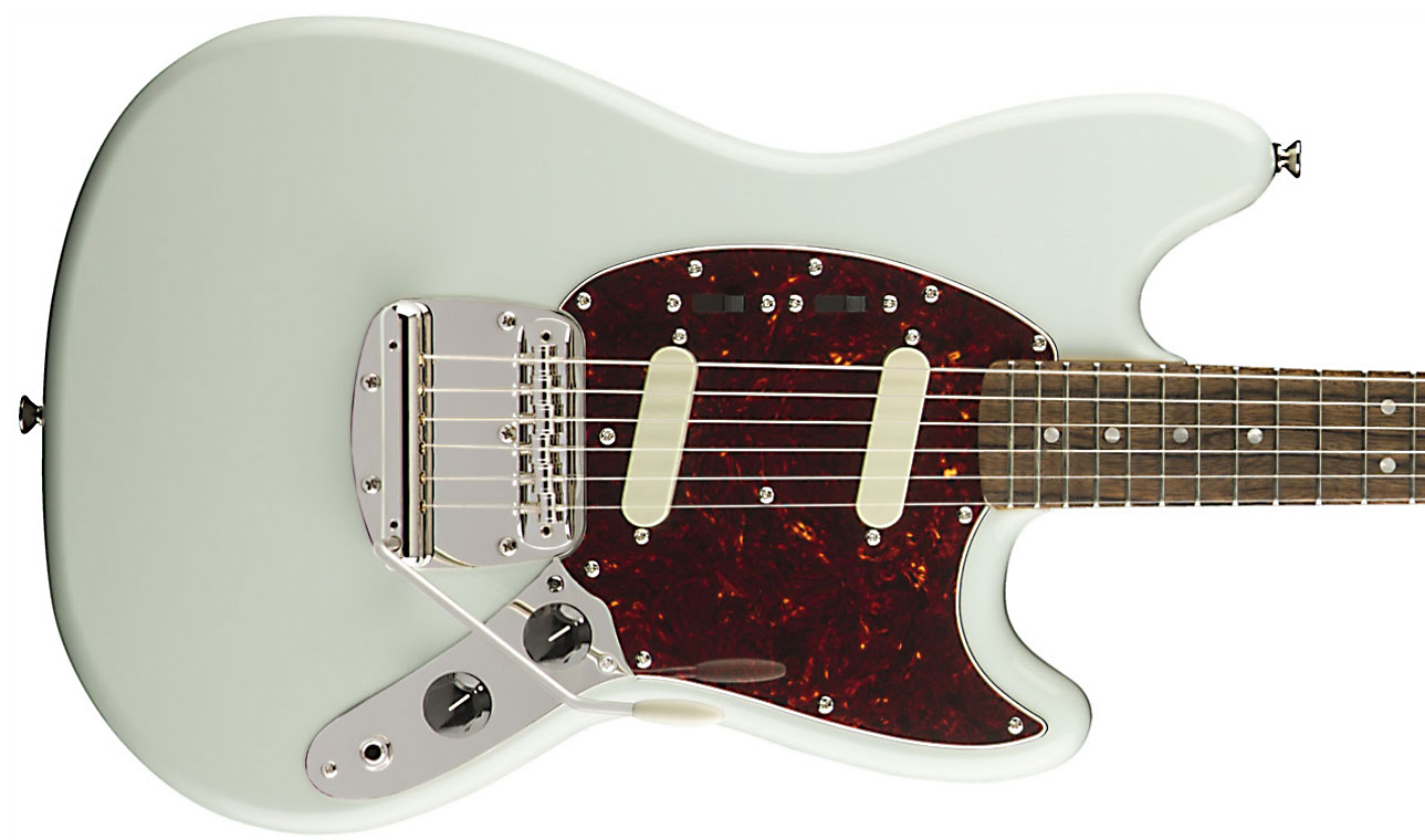 Squier Mustang  Classic Vibe 60s 2019 Lau - Sonic Blue - Retro-rock elektrische gitaar - Variation 3