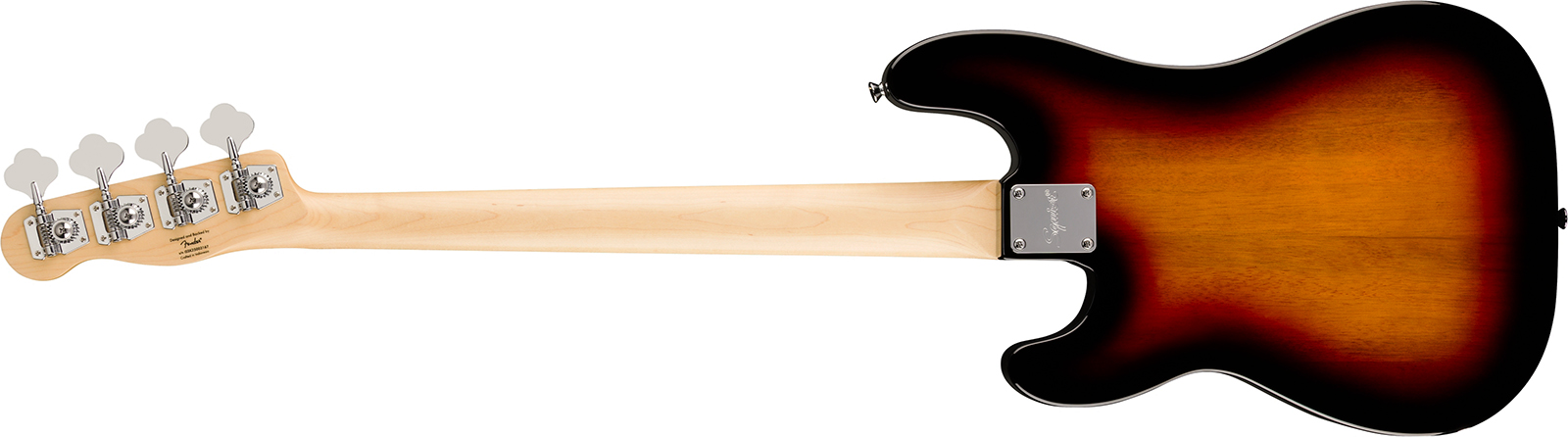 Squier Precision Bass Thinline Sj Paranormal Lau - 3-color Sunburst - Solid body elektrische bas - Variation 1