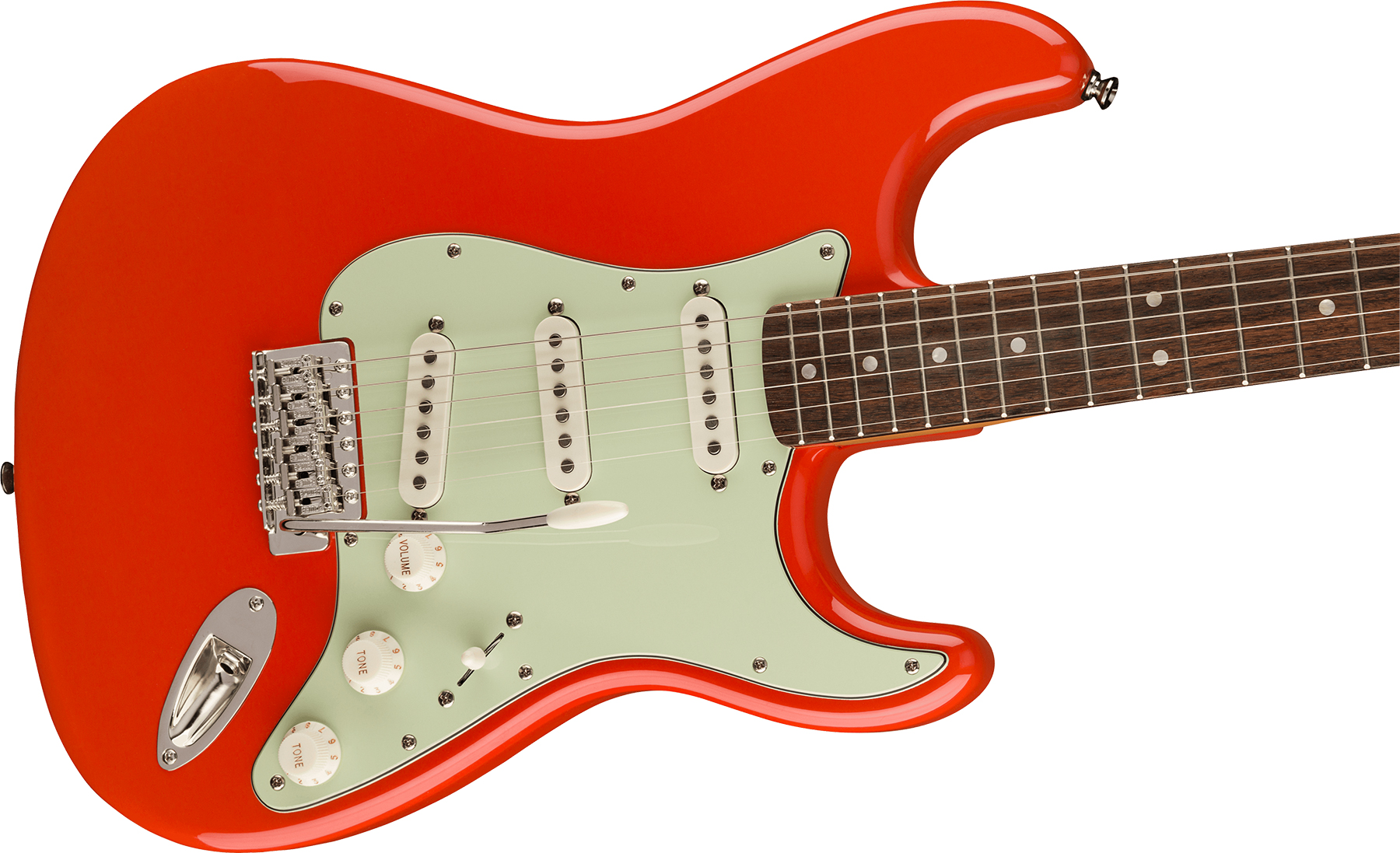 Squier Strat '60s Classic Vibe Fsr Ltd Lau - Fiesta Red - Elektrische gitaar in Str-vorm - Variation 1