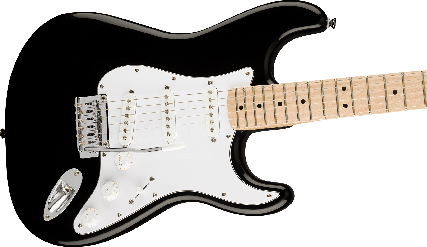 Squier Strat Affinity 2021 Sss Trem Mn - Black - Elektrische gitaar in Str-vorm - Variation 2