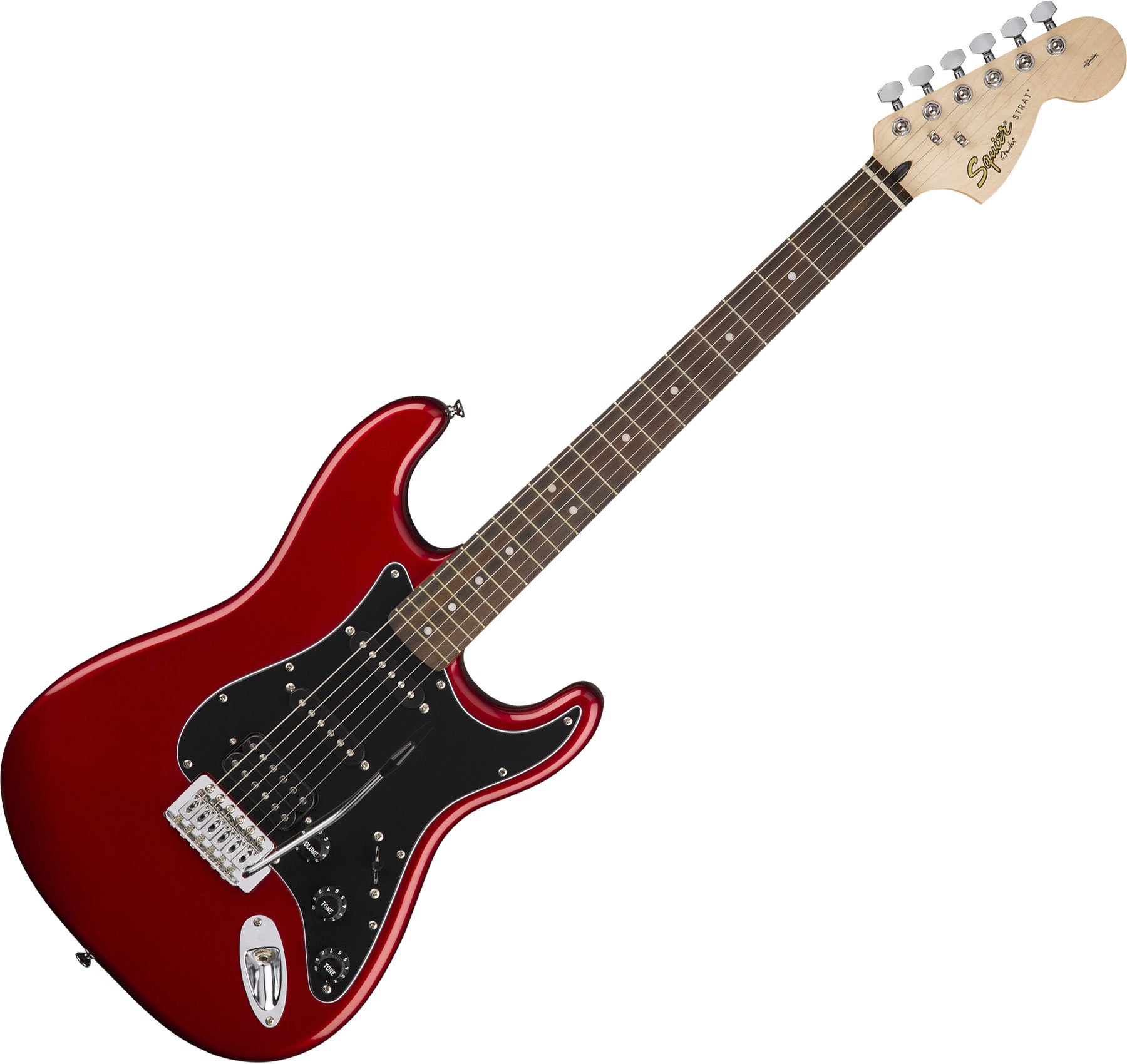Squier Strat Affinity Hss Pack +fender Frontman 15g Trem Lau - Candy Apple Red - Elektrische gitaar set - Variation 1