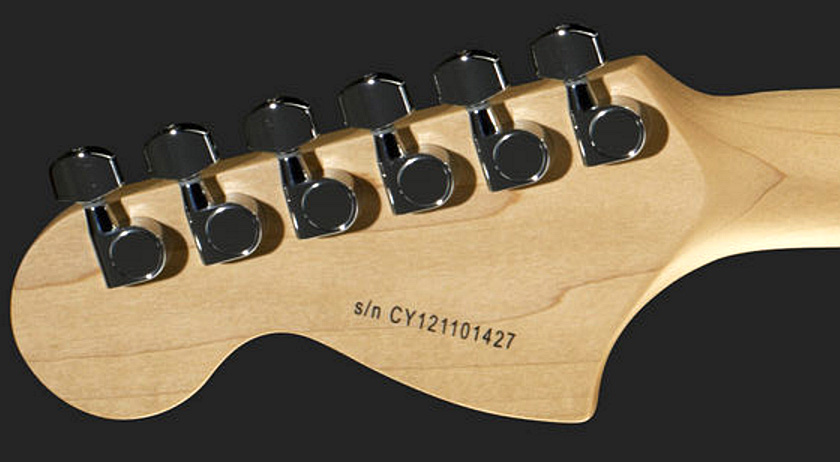 Squier Strat Affinity Series 3s Lau - Surf Green - Elektrische gitaar in Str-vorm - Variation 4