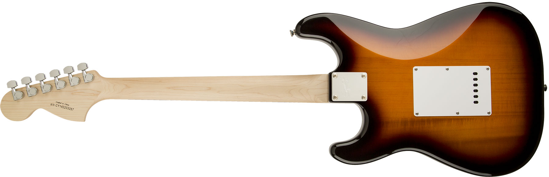 Squier Strat Affinity Series 3s Lau - Brown Sunburst - Elektrische gitaar in Str-vorm - Variation 5