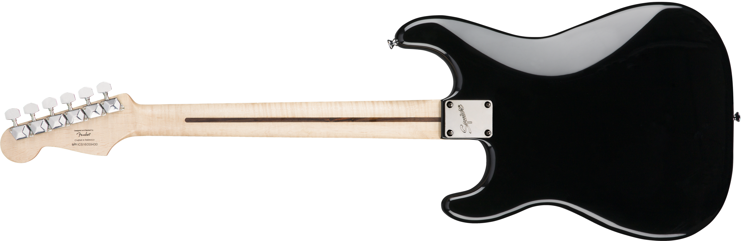 Squier Strat Bullet Ht 3s Lau - Black - Elektrische gitaar in Str-vorm - Variation 1