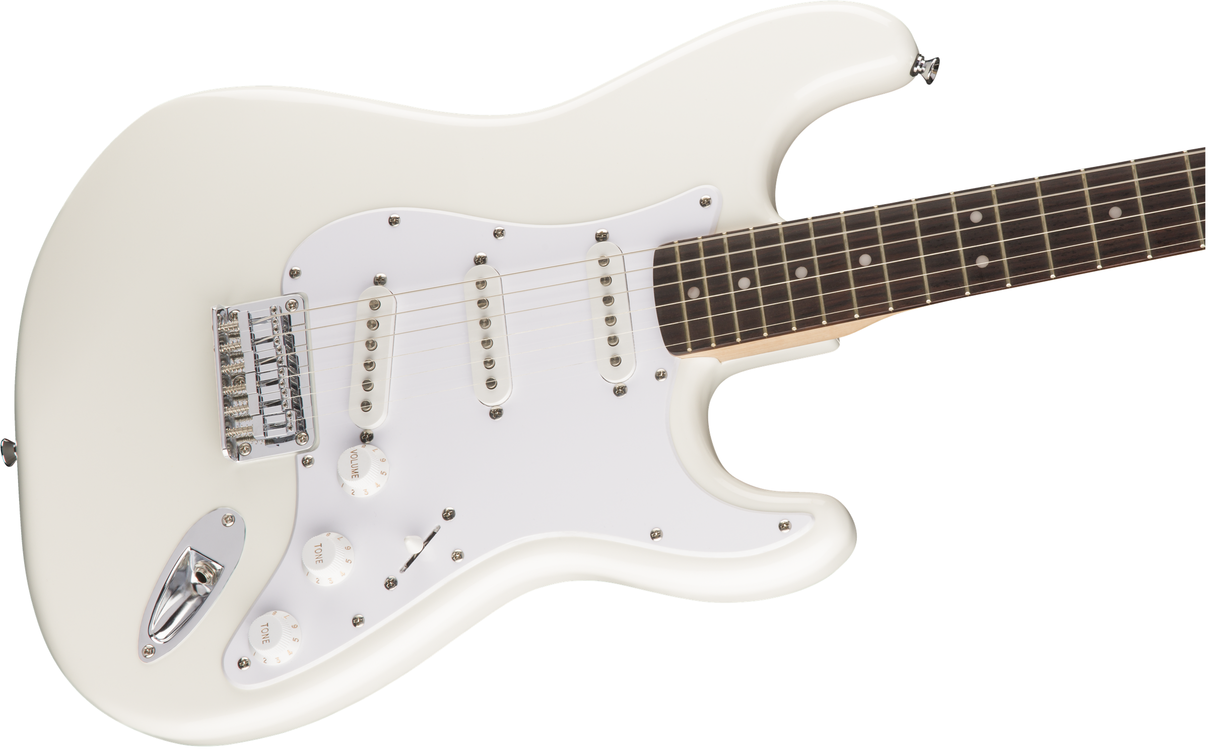 Squier Bullet Stratocaster Ht Sss (lau) - Arctic White - Elektrische gitaar in Str-vorm - Variation 2