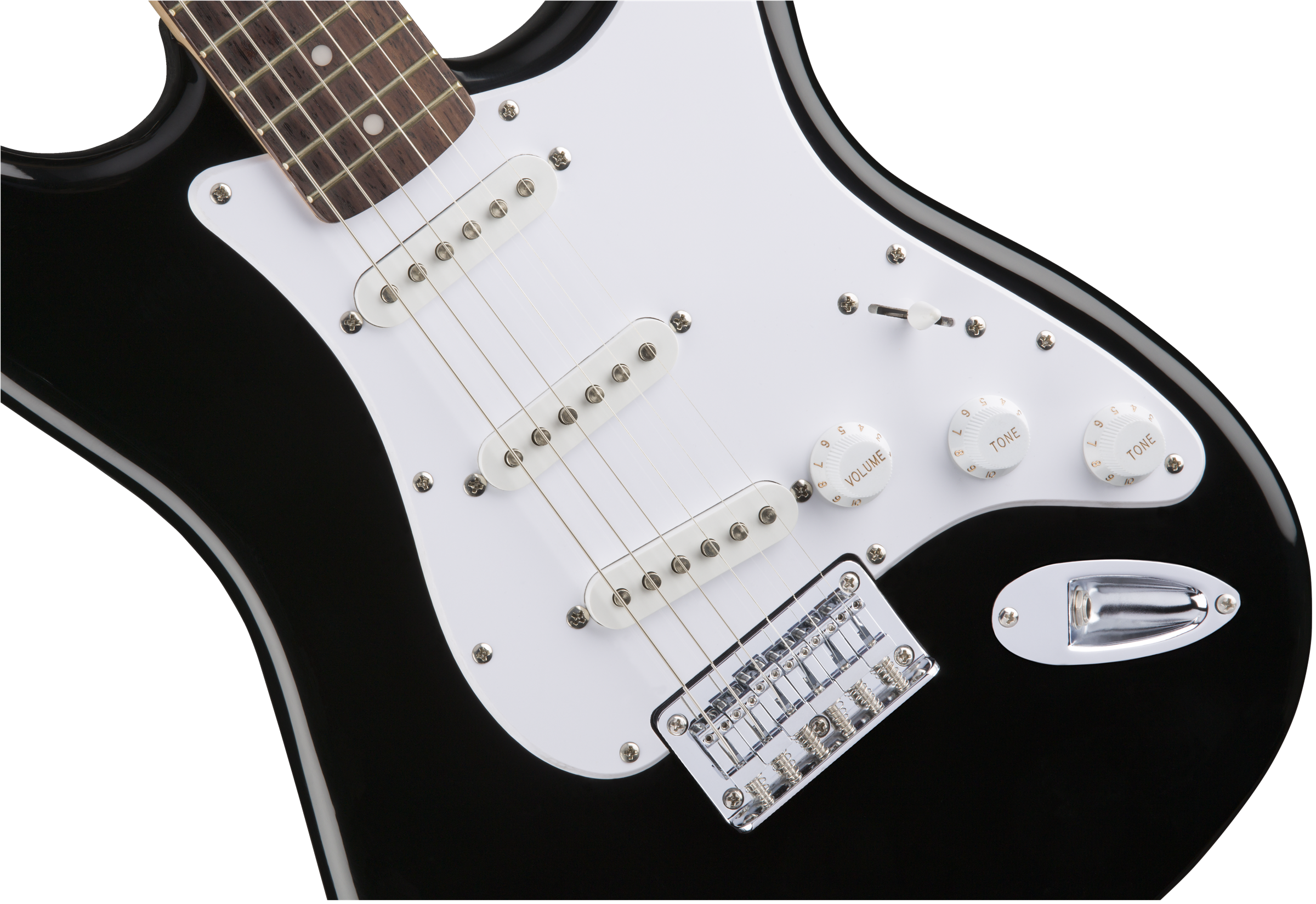 Squier Strat Bullet Ht 3s Lau - Black - Elektrische gitaar in Str-vorm - Variation 2