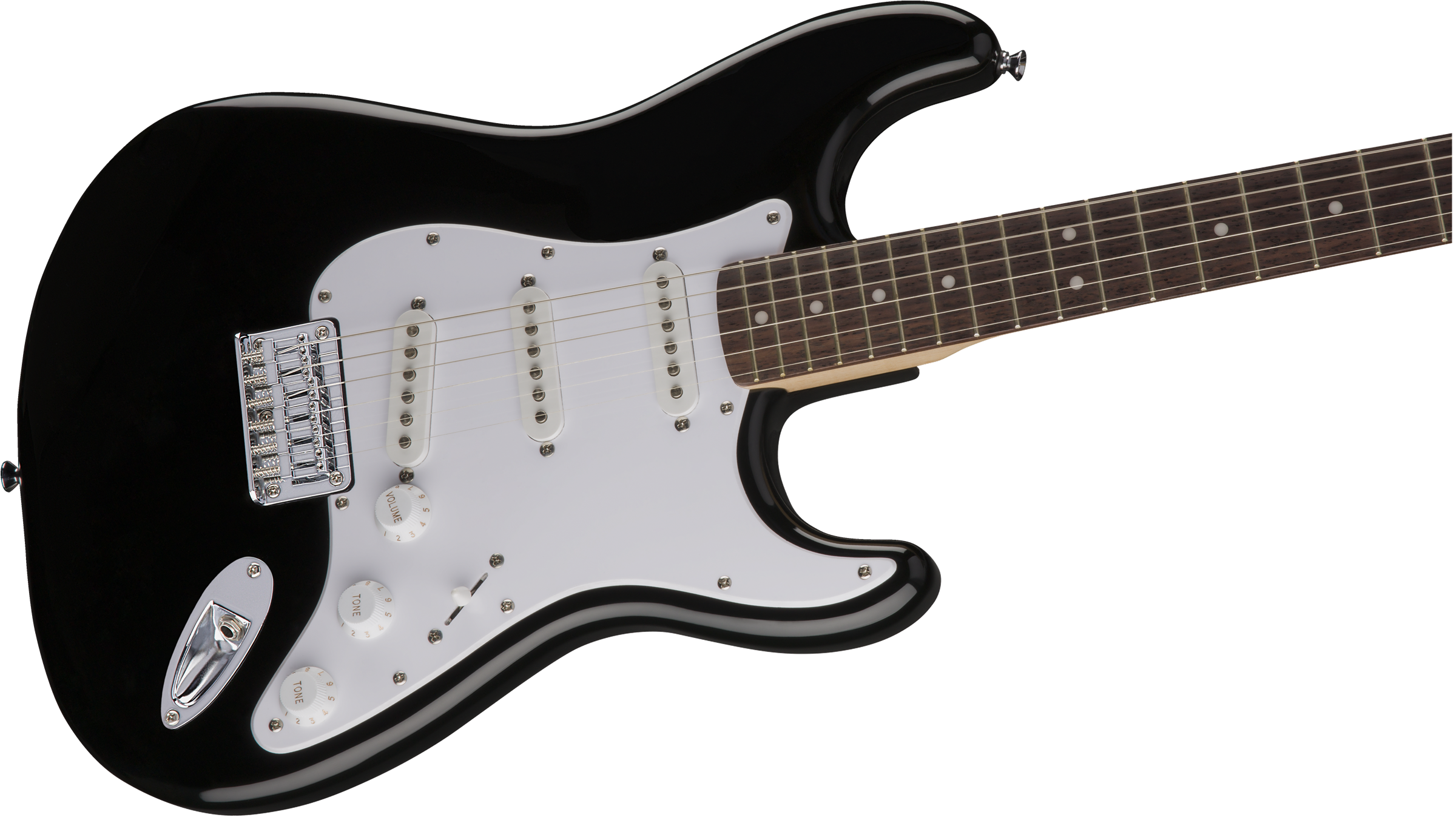 Squier Strat Bullet Ht 3s Lau - Black - Elektrische gitaar in Str-vorm - Variation 3