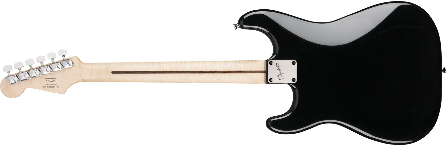 Squier Bullet Stratocaster Ht Sss Rw - Black - Elektrische gitaar in Str-vorm - Variation 1