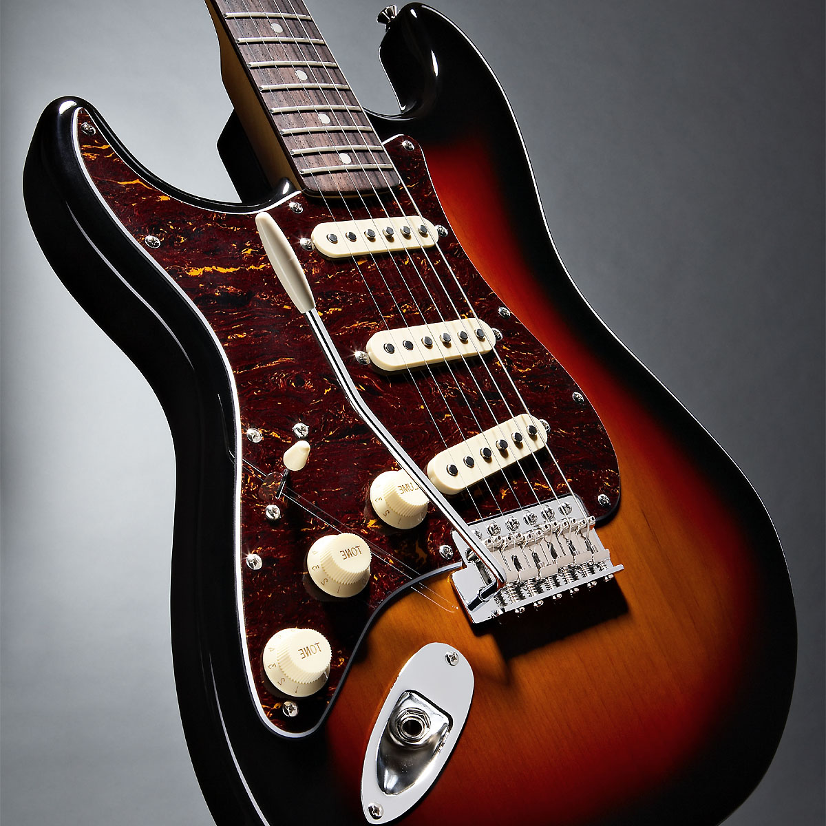 Squier Strat Classic Vibe '60s Lh Gaucher Sss Lau - 3-color Sunburst - Linkshandige elektrische gitaar - Variation 2